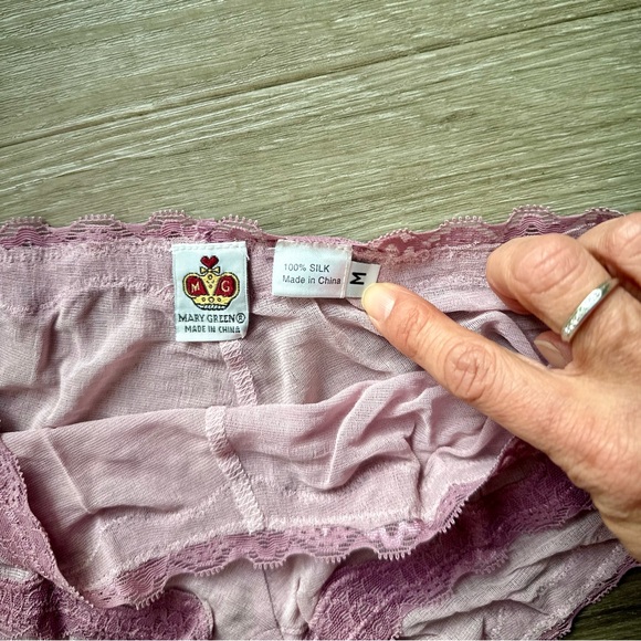 Mary Green silk cotton hipster panties bundle M - Picture 3 of 10